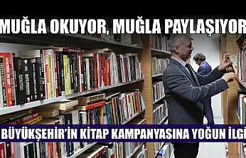 Muğla okuyor, Muğla paylaşıyor: Büyükşehir'in kitap kampanyasına yoğun ilgi