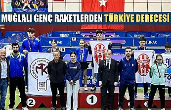 Muğlalı genç raketlerden Türkiye derecesi