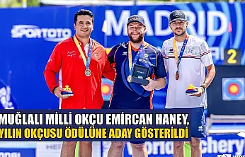 Muğlalı milli okçu Emircan Haney, yılın okçusu ödülüne aday gösterildi