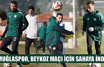 Muğlaspor, Beykoz maçı için sahaya indi