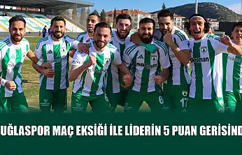 Muğlaspor maç eksiği ile liderin 5 puan gerisinde