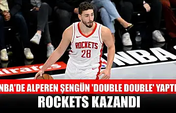 NBA'de Alperen Şengün 'double double' yaptı, Rockets kazandı