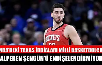NBA'deki takas iddiaları milli basketbolcu Alperen Şengün'ü endişelendirmiyor