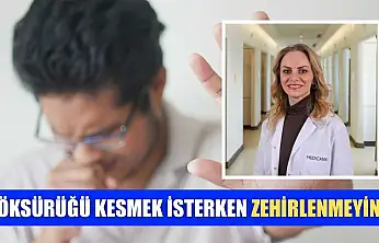 Öksürüğü kesmek isterken zehirlenmeyin