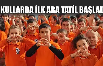 Okullarda ilk ara tatil başladı