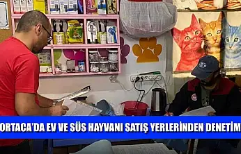 Ortaca'da ev ve süs hayvanı satış yerlerinden denetim