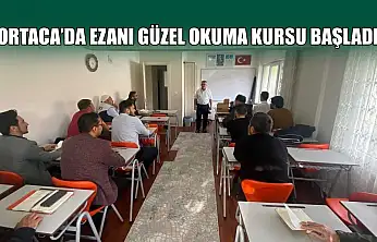 Ortaca'da ezanı güzel okuma kursu başladı