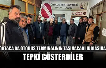 Ortaca'da otobüs terminalinin taşınacağı iddiasına tepki gösterdiler