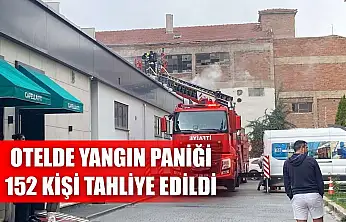 Otelde yangın paniği: 152 kişi tahliye edildi