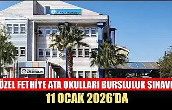 Özel Fethiye Ata Okulları Bursluluk Sınavı 11 Ocak 2026'da