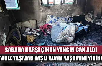 Sabaha Karşı Çıkan Yangın Can Aldı: Yalnız Yaşayan Yaşlı Adam Yaşamını Yitirdi