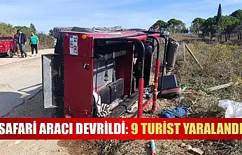 Safari Aracı Devrildi: 9 Turist Yaralandı