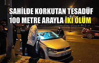 Sahilde korkutan tesadüf 100 metre arayla iki ölüm