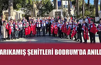 Sarıkamış Şehitleri Bodrum'da Anıldı