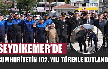 Seydikemer'de Cumhuriyetin 102. Yılı Törenle Kutlandı