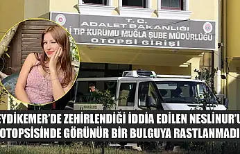 Seydikemer'de zehirlendiği iddia edilen Neslinur'un otopsisinde görünür bir bulguya rastlanmadı