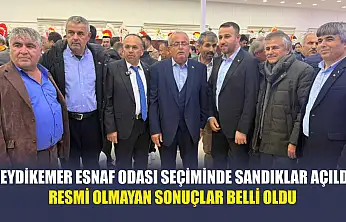 Seydikemer Esnaf Odası seçiminde sandıklar açıldı: Resmi olmayan sonuçlar belli oldu