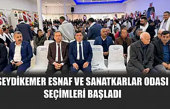 Seydikemer Esnaf ve Sanatkarlar Odası seçimleri başladı