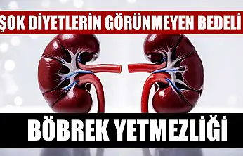 Şok diyetlerin görünmeyen bedeli: Böbrek Yetmezliği