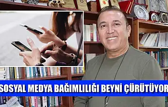 Sosyal medya bağımlılığı beyni çürütüyor