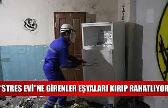 'Stres evi'ne girenler eşyaları kırıp rahatlıyor