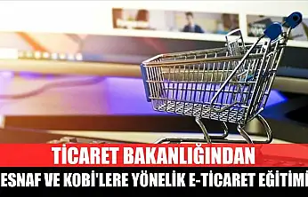 Ticaret Bakanlığından esnaf ve KOBİ'lere yönelik e-ticaret eğitimi