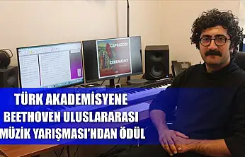 Türk akademisyene Beethoven Uluslararası Müzik Yarışması'ndan ödül
