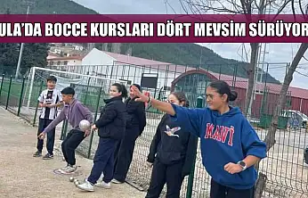 Ula'da bocce kursları dört mevsim sürüyor