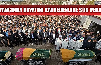 Yangında hayatını kaybedenlere son veda