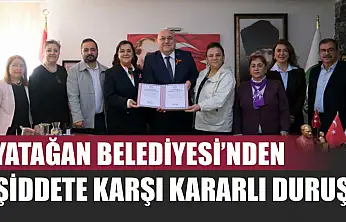 Yatağan Belediyesi'nden Şiddete Karşı Kararlı Duruş