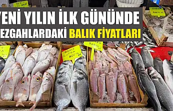 Yeni yılın ilk gününde tezgahlardaki balık fiyatları
