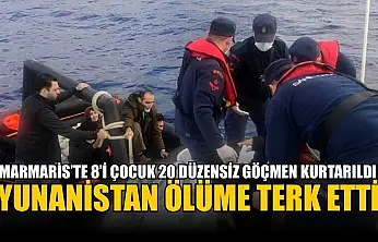 Yunanistan, 8'i çocuk 20 düzensiz göçmeni ölüme terk etti