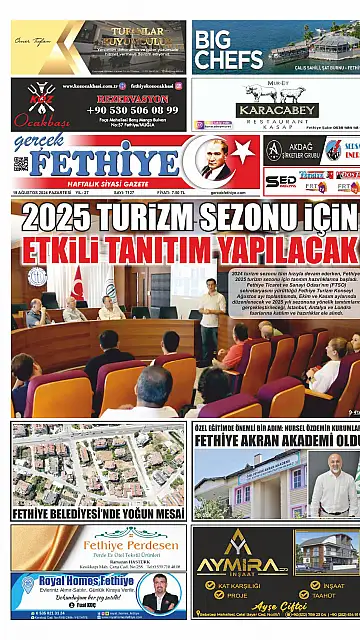 E-Gazete - Tarih: 19 Ağustos 2024