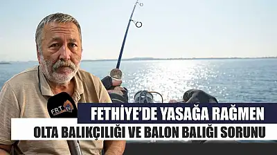 Fethiye'de Yasağa Rağmen Olta Balıkçılığı ve Balon Balığı Sorunu