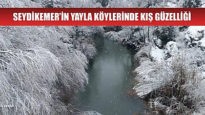 Seydikemer'in yayla köylerinde kış güzelliği