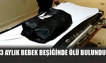 3 aylık bebek beşiğinde ölü bulundu