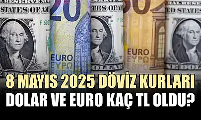 8 Mayıs 2025 döviz kurları: Dolar ve Euro kaç TL oldu?