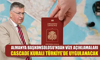 Almanya Başkonsolosu'ndan vize açıklamaları: Cascade kuralı Türkiye'de uygulanacak