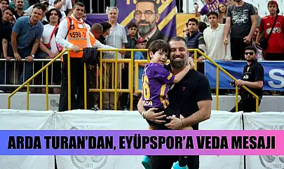 Arda Turan'dan, Eyüpspor'a veda mesajı