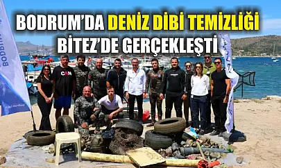 Bodrum'da Deniz Dibi Temizliği Bitez'de Gerçekleşti
