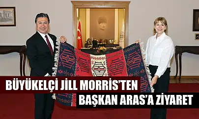Büyükelçi Jill Morris'ten Başkan Aras'a Ziyaret