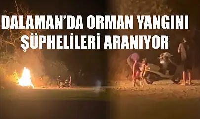 Dalaman'da Orman Yangını Şüphelileri Aranıyor