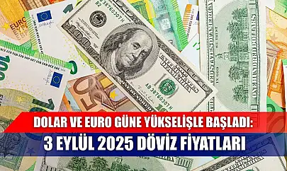 Dolar ve Euro Güne Yükselişle Başladı: 3 Eylül 2025 Döviz Fiyatları