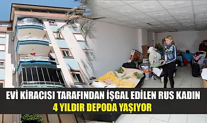 Evi kiracısı tarafından işgal edilen rus kadın 4 yıldır depoda yaşıyor