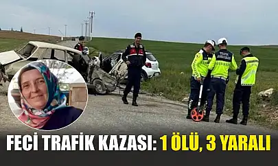 Feci trafik kazası: 1 ölü, 3 yaralı