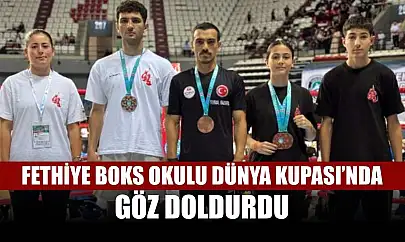 Fethiye Boks Okulu Dünya Kupası'nda göz doldurdu