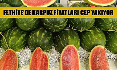 Fethiye'de karpuz fiyatları cep yakıyor