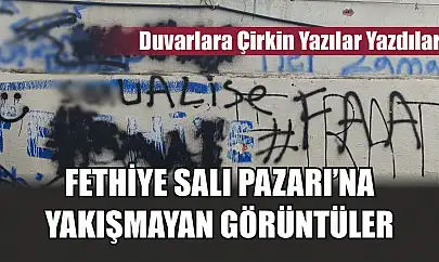 Fethiye Salı Pazarı'na yakışmayan görüntüler