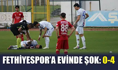 Fethiyespor'a evinde şok: 0-4
