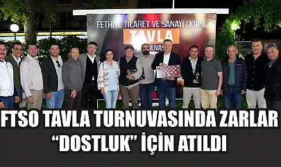 FTSO Tavla Turnuvasında Zarlar 'Dostluk' İçin Atıldı